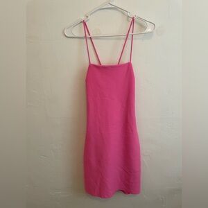 Amanda Uprichard Pink Mini Dress